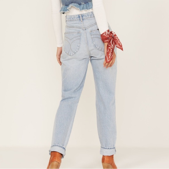 NWT Rolla's Women's High Rise Distressed Elle Vanessa Worn Straight Jeans - Picture 9 of 9